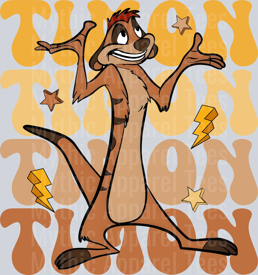 Timon Lion King DTF Disney Transfers
