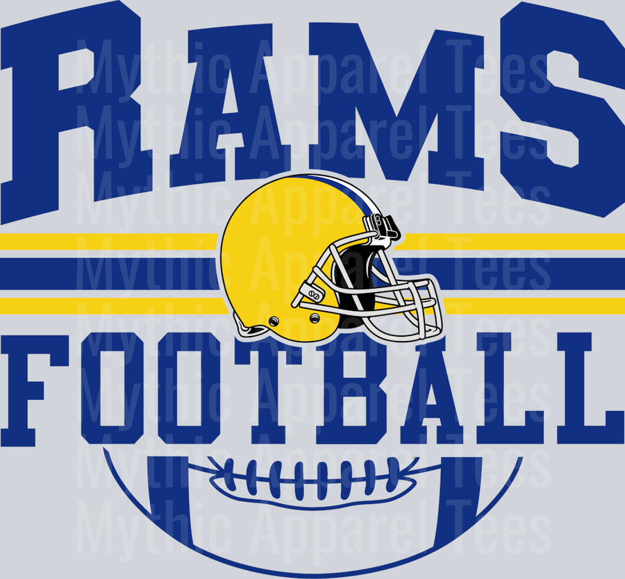 RAMS NFL Classic Design DTF NFL Transfers