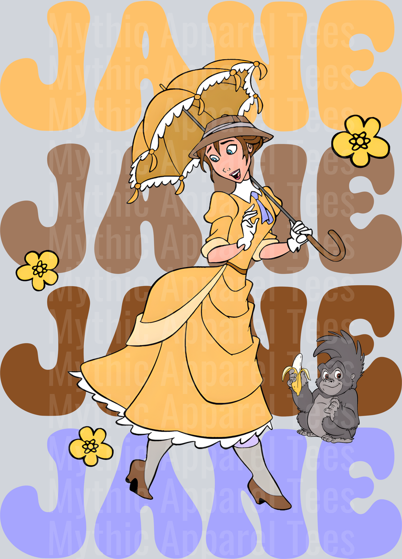 Jane Tarzan DTF Disney Transfers
