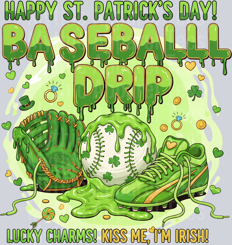St Patricks Day Baseball