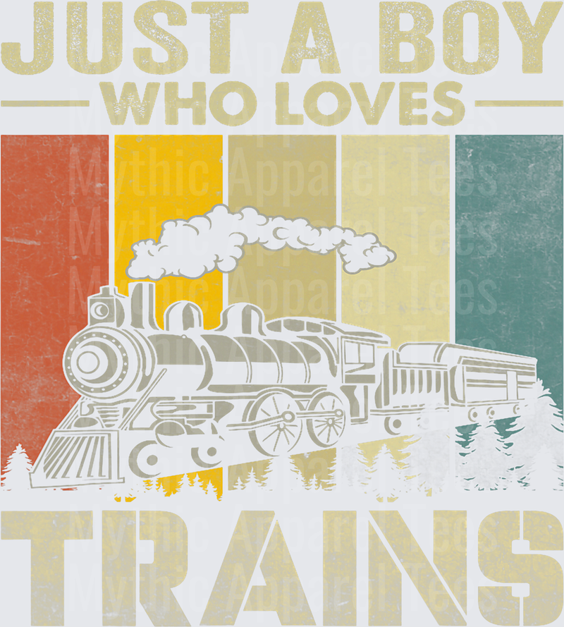 Trains Just A Boy Who Loves Trains Retro Steam Engine