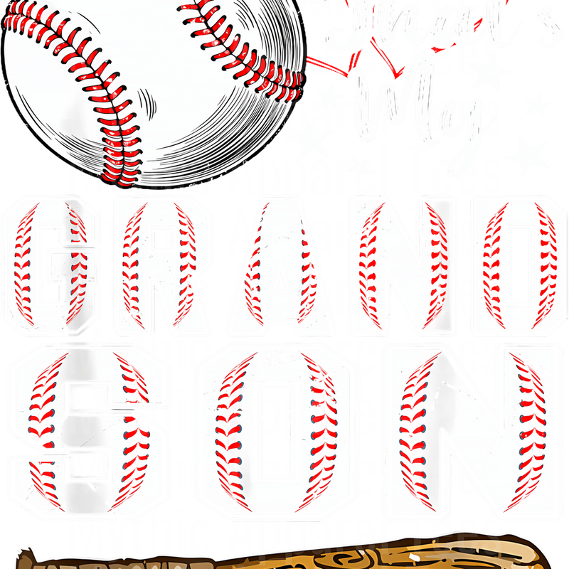 Grandma Grandpa Grandparents Baseball DTF Transfer
