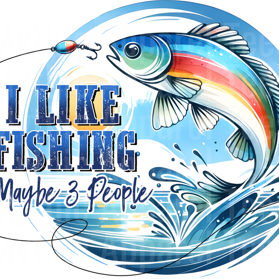Fishing DTF Transfer