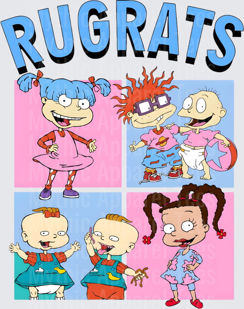 Rug Rats Cast Angelica Chuckie Tommy Dil Phil Susie Group