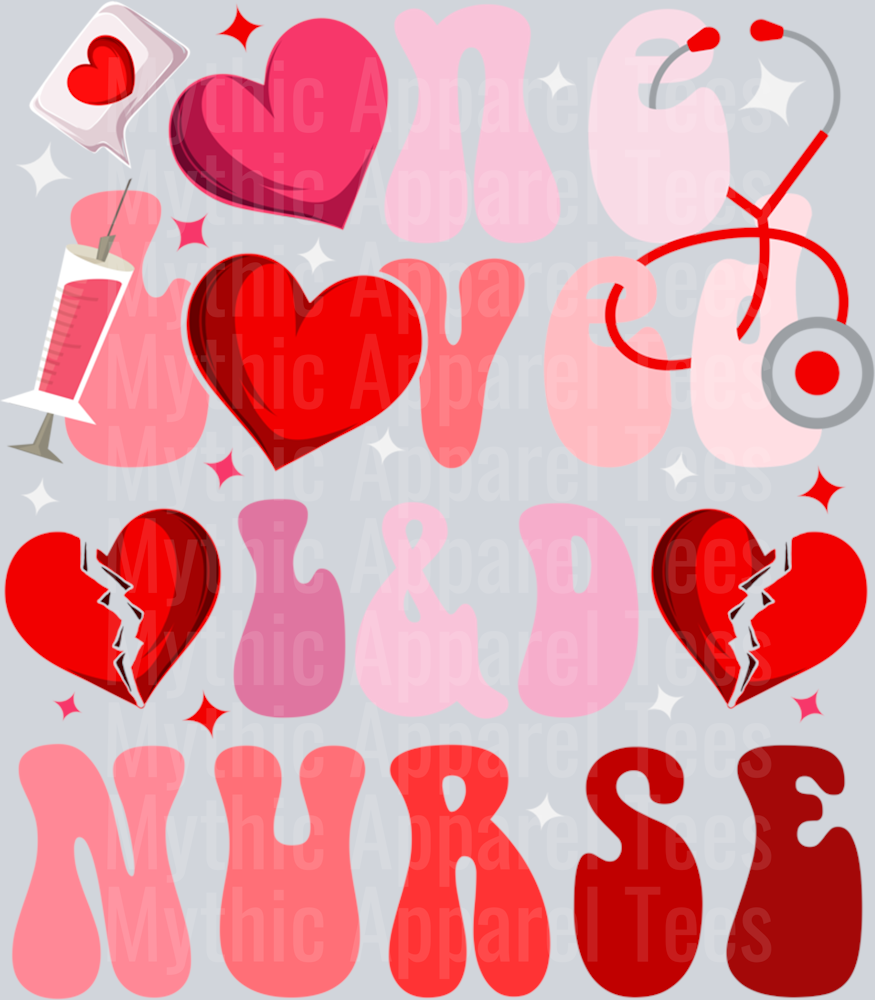 AZ844 One Loved L&D Nurse Valentine_s Nurse Labor And Delivery Long Sleeve T-Shirt