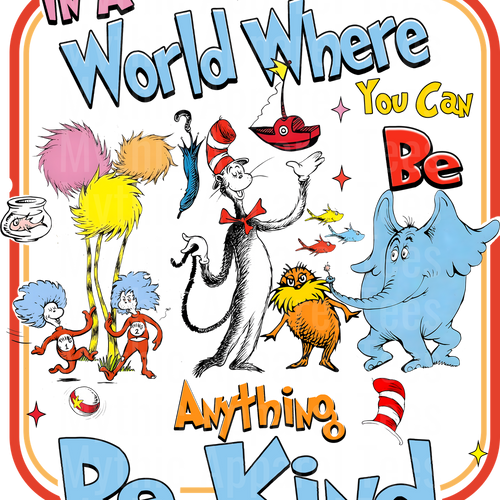 Dr Suess DTF Transfer
