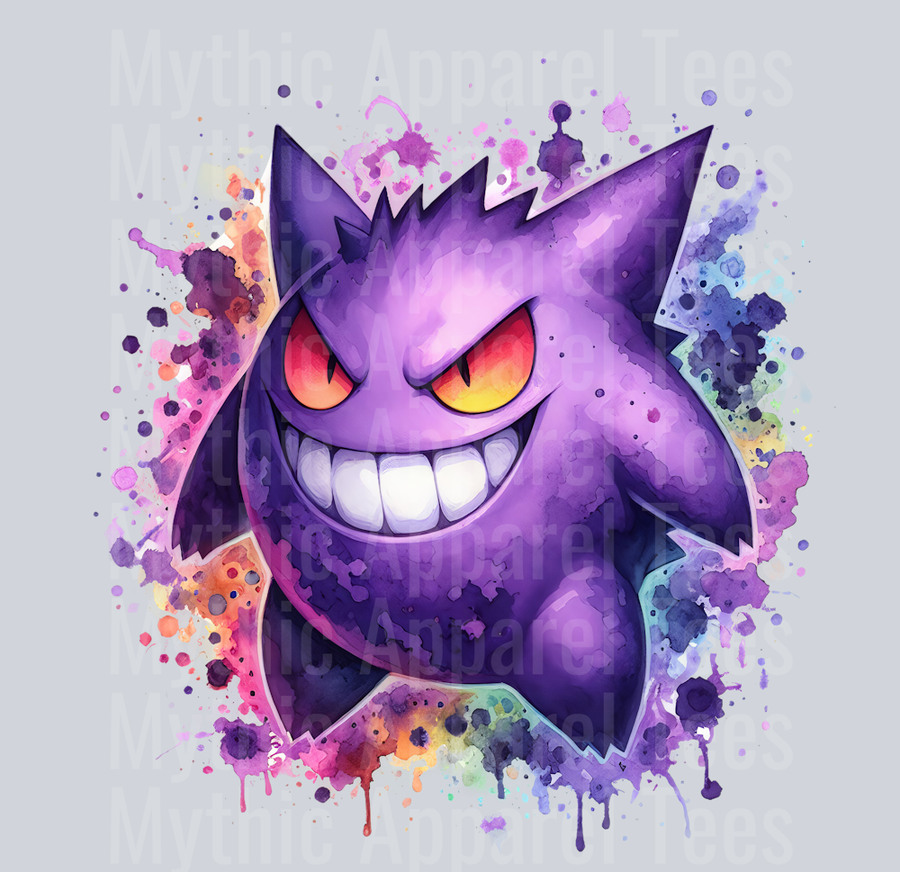 gengar Color Splash Pokemon Pop Culture