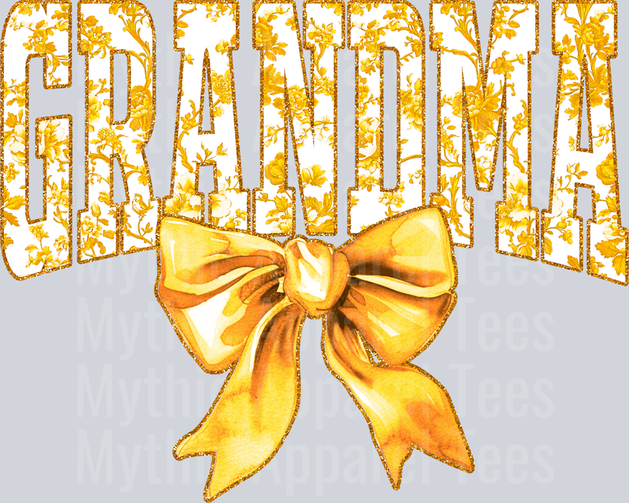 Yellow Toile Grandma