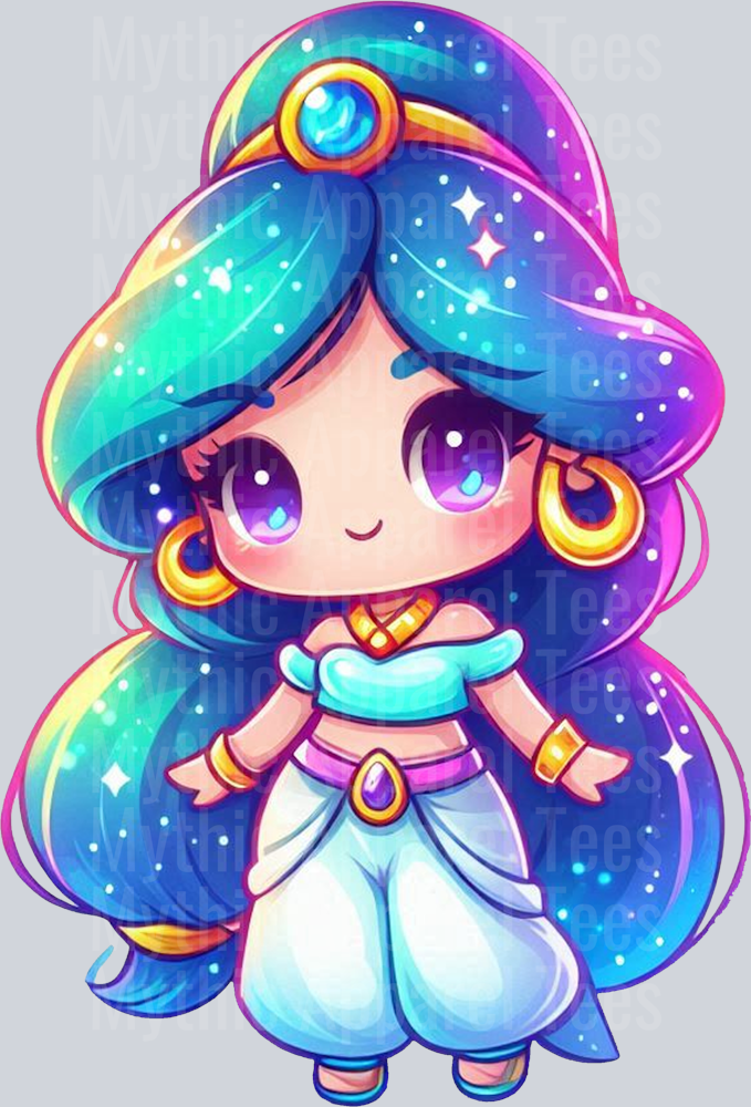 Jasmine 4 Disney Princess Colorful Pop Art Pop Culture Cosmic style