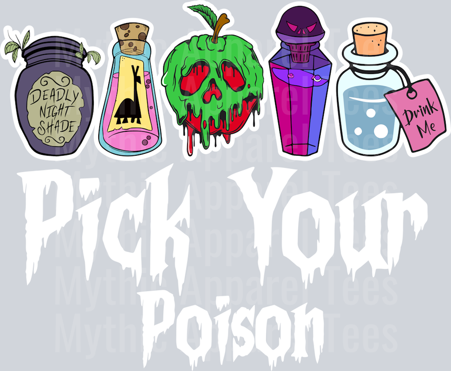 Pick your poison DTF Disney Villains Transfers