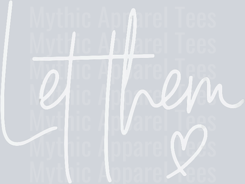 Let Them Funny Sarcastic Heart Tank Top