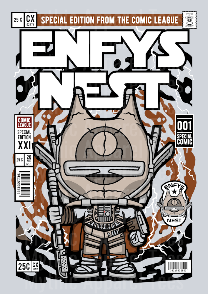 Enfys Nest Comic Book Cover STYLE DTF Pop Culture Transfers