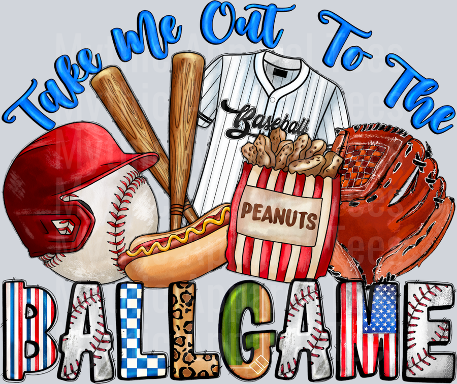 Take me out to the ballgame baseball