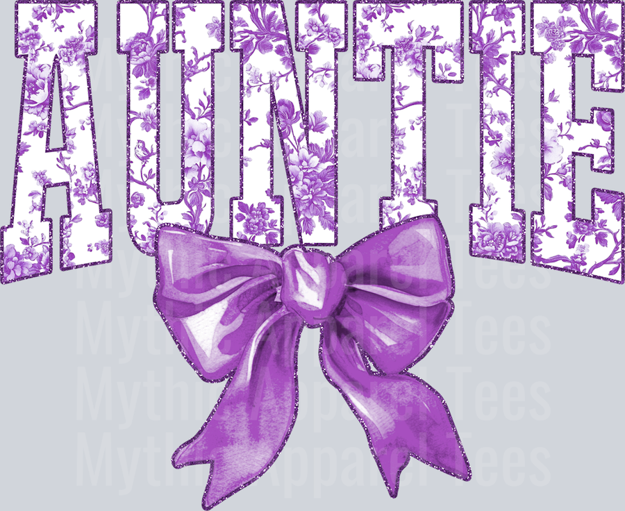 Lavender Toile Auntie