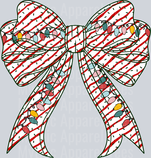 CHRISTMAS CAKE WITH CHRISTMAS LIGHT