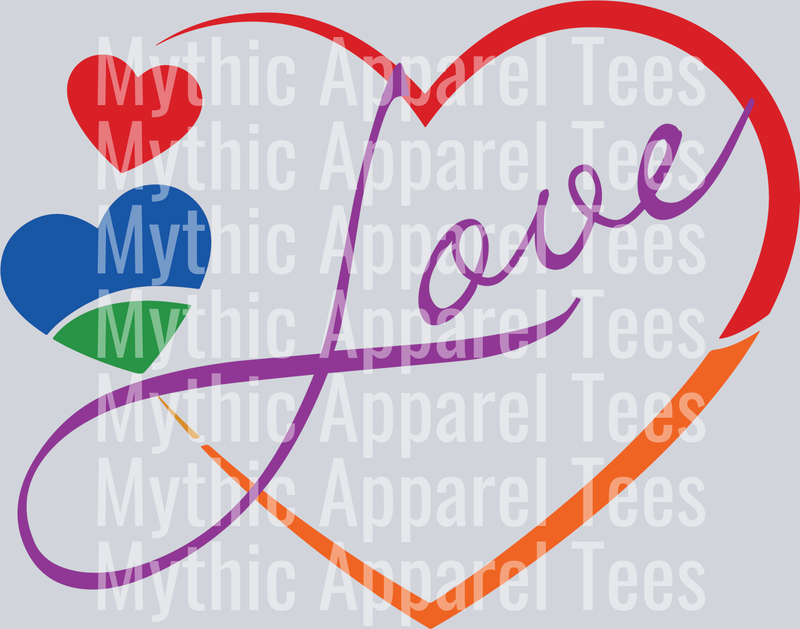 LGBTQ Heart Love LGBTQ+ Transfer