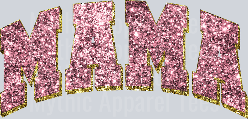 mama 13 pink glitter DTF MOM Transfers