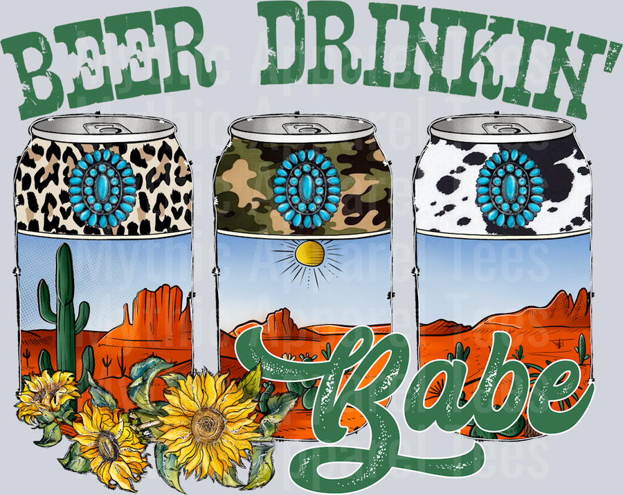 Beer Drinkin Babe Western