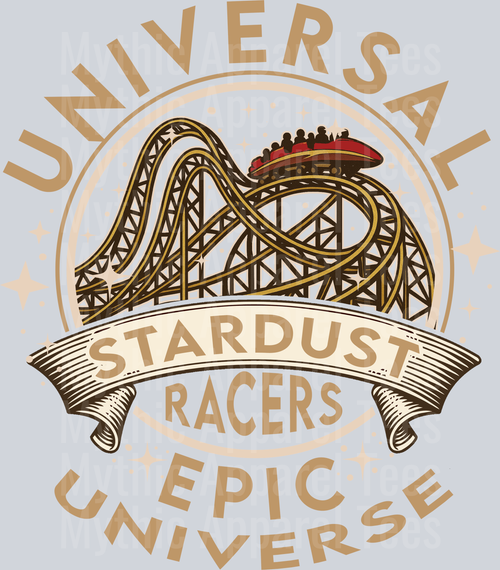 Universal Stardust Racers Epic Universe DTF Epic Park Transfers