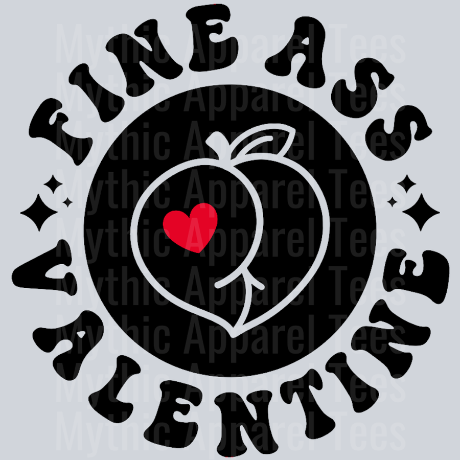 Fine Ass Valentine Pocket Design Wavy Retro Funny Designs Valentines Day