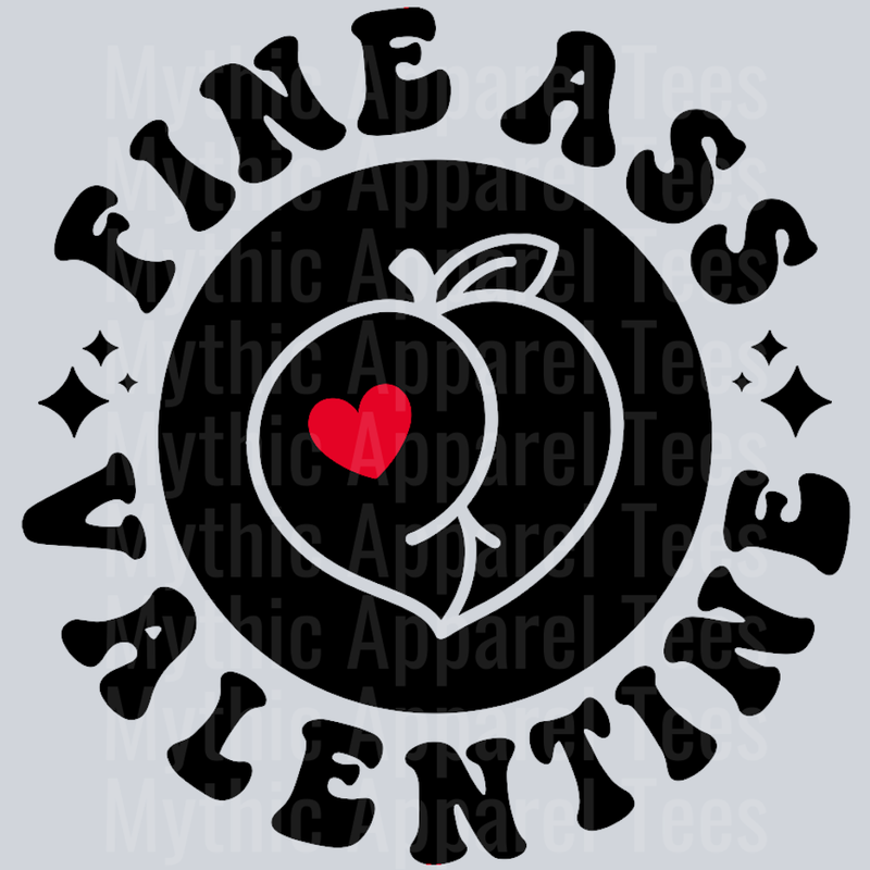 Fine Ass Valentine Pocket Design Wavy Retro Funny Designs Valentines Day