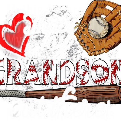 Grandma Grandpa Grandparents Baseball DTF Transfer
