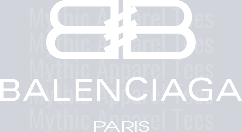 Balenciaga logo white