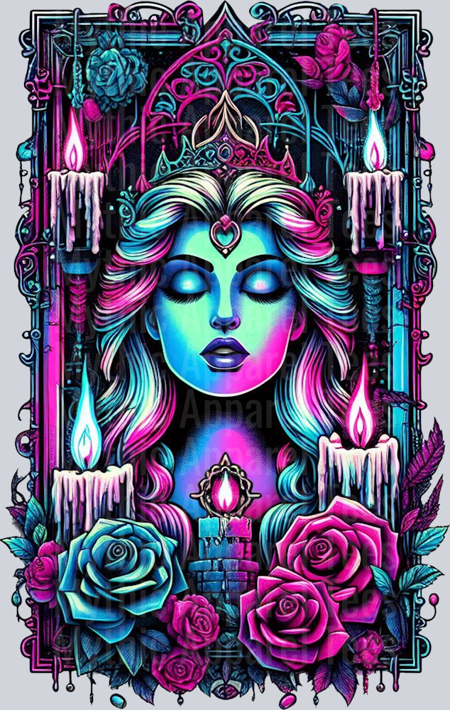 Aurora2 Disney Princess Tarot Card