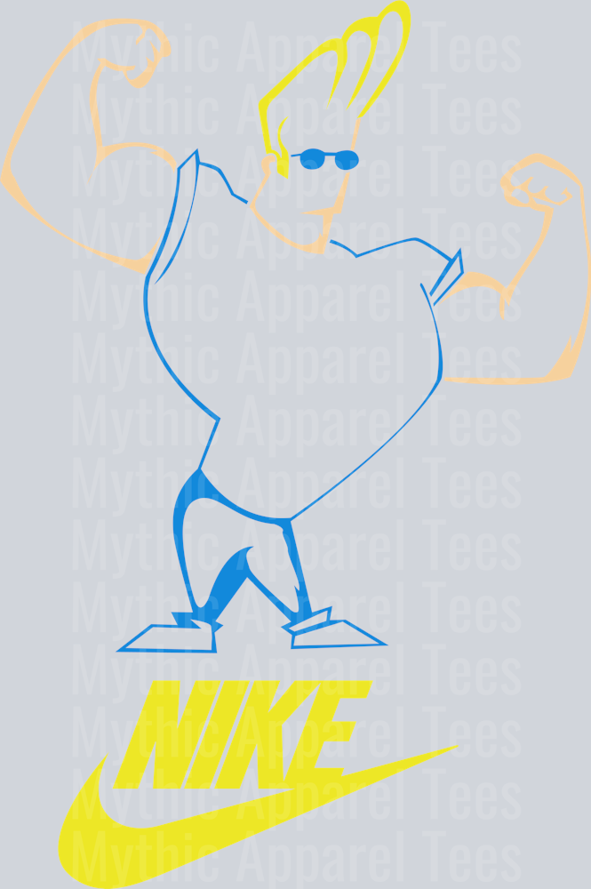 JOHNNY BRAVO JUST DO IT DTF Nike Transfers