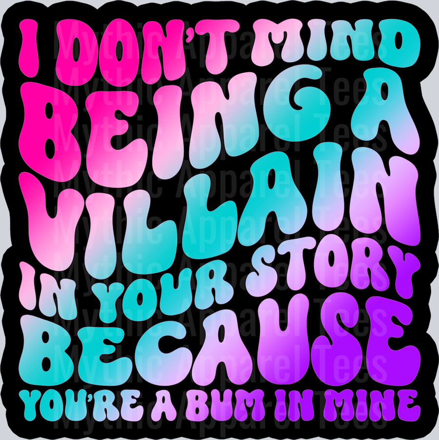 Color I Dont Mind Being A Villain