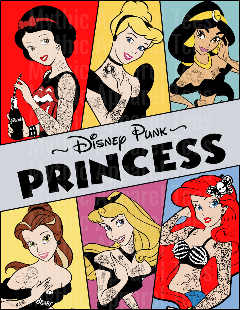 Disney Princess Classic Princesses DTF Disney Transfers