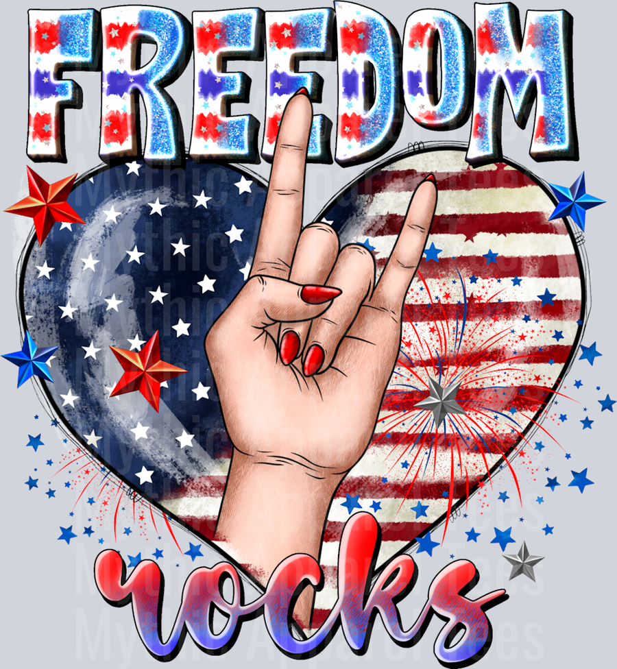 Freedom Rocks Patriotic 4th of july