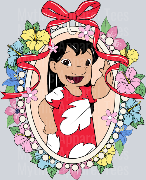 Lilo Lilo and Stitch Mirror Bracelet frame DTF Disney Transfers