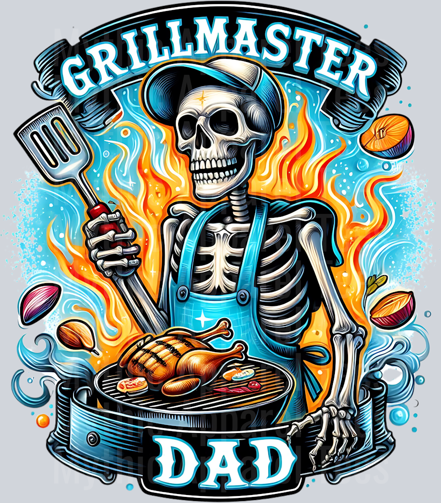 Grillmaster Dad DTF Dad Transfers