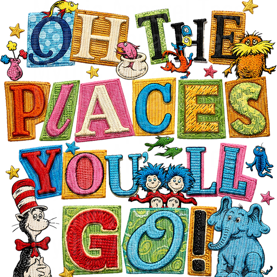Dr Suess DTF Transfer