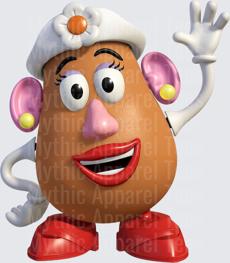 Toy Story 5 Mrs. Potato Head Waving with Flower Hat