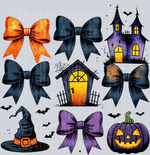 No Text Bats Witch Hat Haunted House Pumpkin Bows Halloween Halloween Decorations Halloween Bows Halloween Pumpkin Halloween Witch Halloween Theme Halloween Graphics