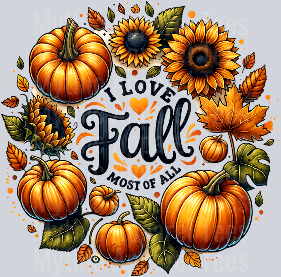 I LOVE FALL MOST OF ALL PNG