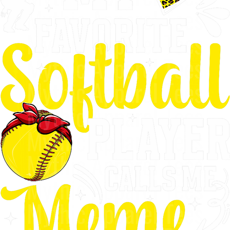 Softball DTF Transfer