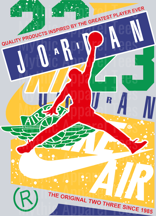 90's Jordan air tags Michael Jordan Chicago Bulls Jordans Nike DTF Michael Jordan Transfers