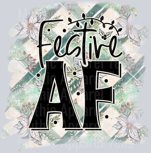 Festive AF Funny DTF Christmas Transfers