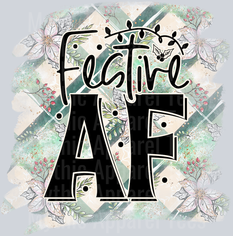 Festive AF Funny DTF Christmas Transfers