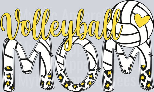 Volleyball Mom DTF Volleyball Transfers