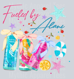 Fueled By Alani, Summer Bow DTF Transfers, Alani Transfers, Summer, Fitness Designs, Bows, Colorful, Citrus Slices, Stars, Summer Vibes, DTF Transfer