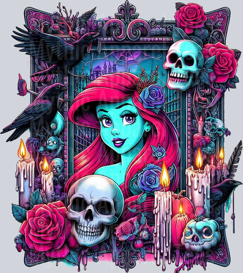 Ariel3 Disney Princess Tarot Card