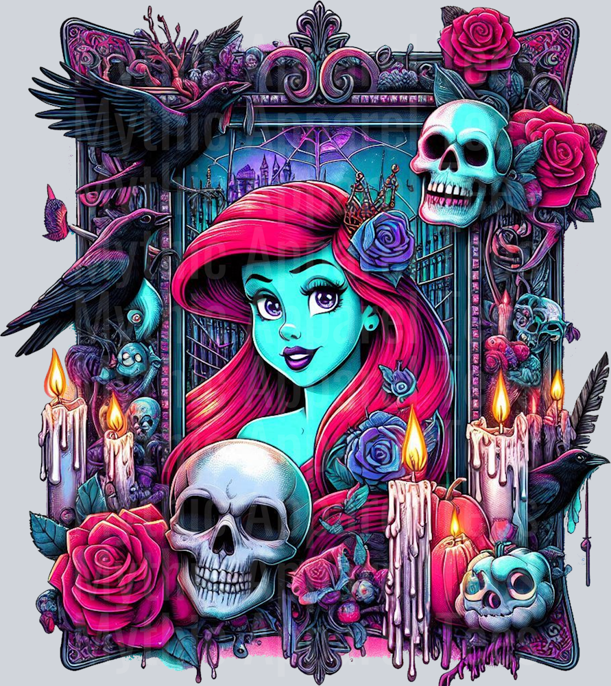 Ariel3 Disney Princess Tarot Card