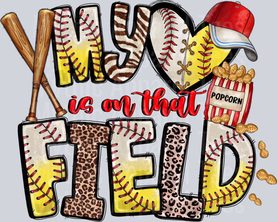 My Hearts on the field Baseball Softball