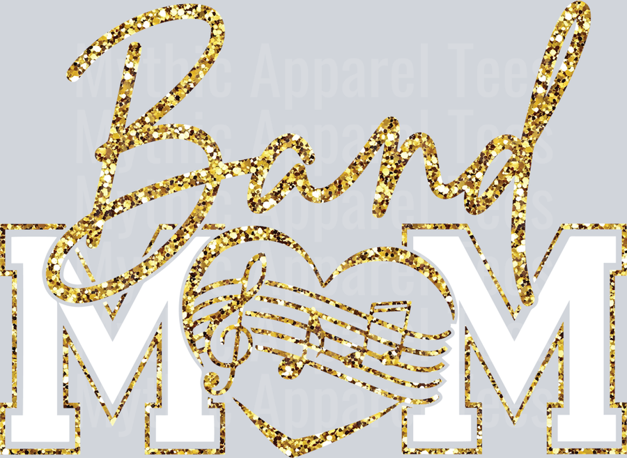 bandmomfrontgoldglitterandwhite