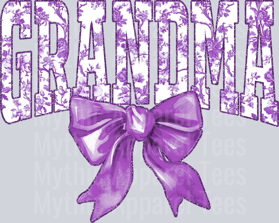 Lavender Toile Grandma