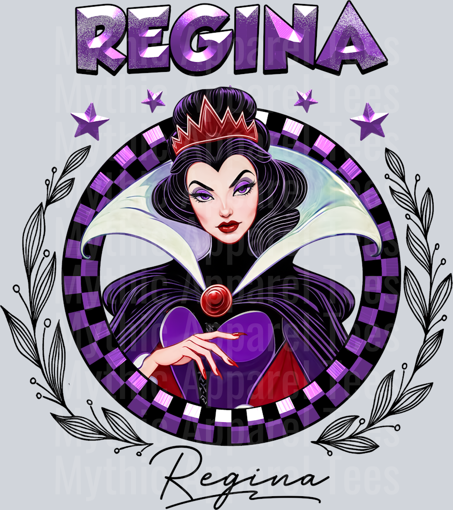 Regina Queen Disney Classic Portrait with Signature Disney Villain